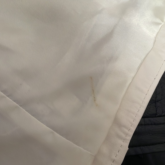 Diesel white leather jacket size xs - Picture 6 of 7